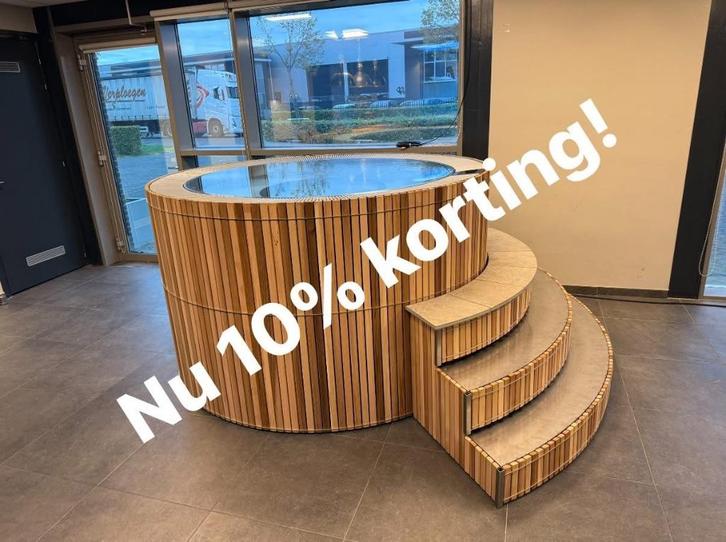 jacuzzi Bronzzi Tube RVS Nu tijdelijk met 10% korting!, Tuin en Terras, Bubbelbaden en Hottubs, Nieuw, Vast, Filter, Inbouw, Ophalen