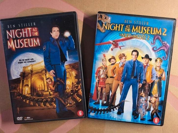 Night at the Museum DVD - Ben Stiller deel 1 & 2, Audio, Tv en Foto, Dvd-spelers, Zo goed als nieuw, Overige merken, Ophalen of Verzenden