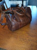 Sacha ruime handtas / schoudertas bruin leer, Ophalen of Verzenden, Gebruikt, Bruin, Handtas