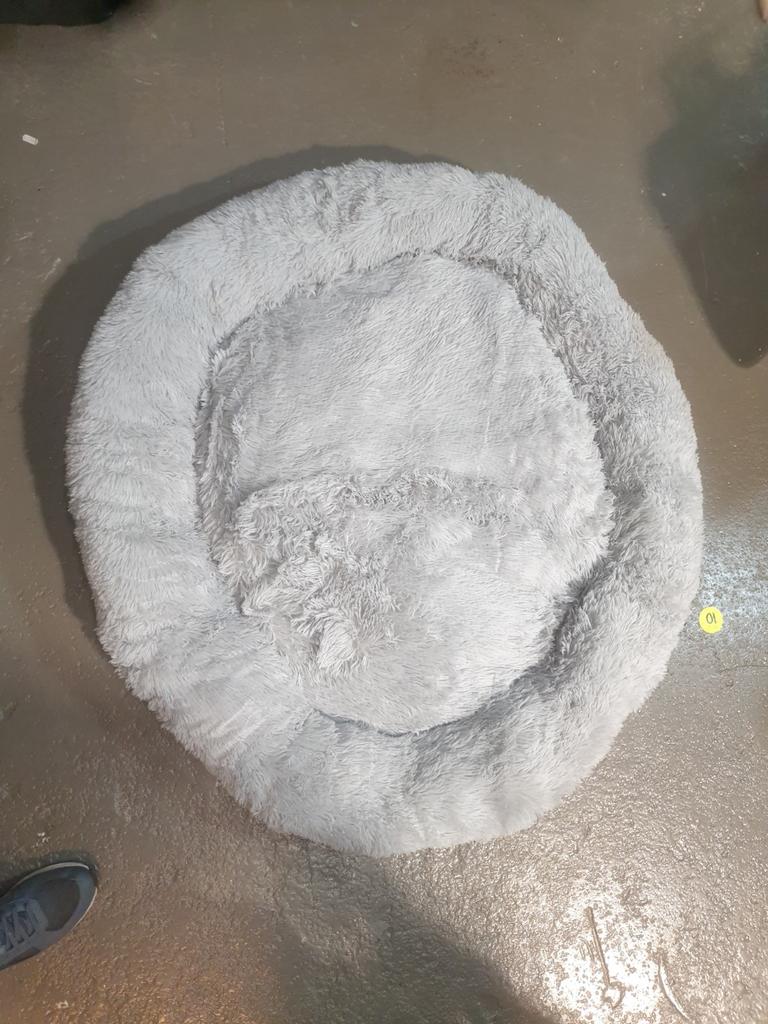 Fluffy zachte donut hondenmand, Ophalen, Nieuw, Pluche