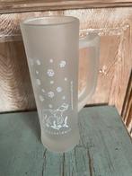 Bewerkt kerstmis glas Weihnachtsmarkt Dusseldorf. Melkglas., Diversen, Kerst, Ophalen, Zo goed als nieuw