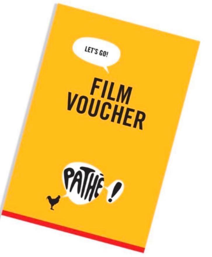 Pathe bioscoop film voucher kaartje alle dagen geldig, Tickets en Kaartjes, Filmkaartjes, Eén persoon, Vrijkaartje alle films