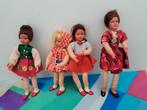 4 buigbare popjes " biegepuppen" van Caco, Verzamelen, Poppenhuis, Gebruikt, Ophalen of Verzenden, Caco