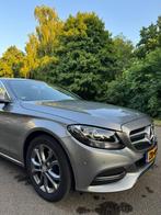 Mercedes-Benz C-Klasse C180 1.6 115KW 2014 Grijs, Auto's, 65 €/maand, Achterwielaandrijving, Leder en Stof, 1595 cc