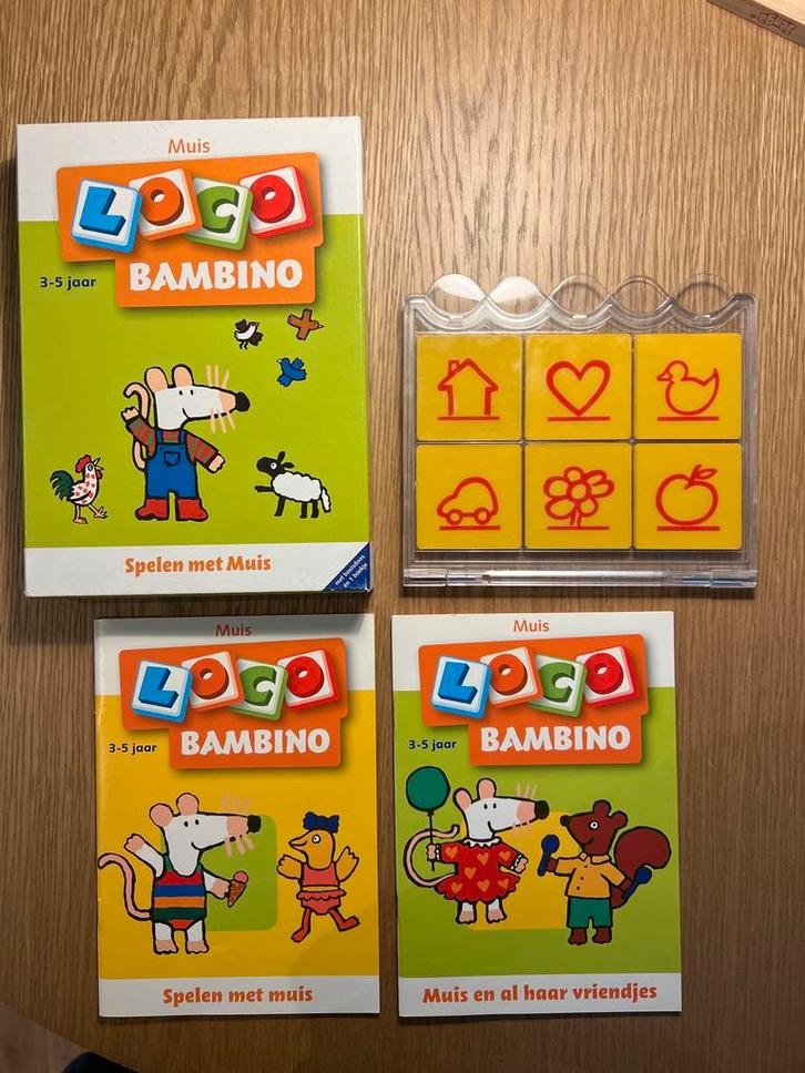Loco Bambino Muis - Leerzaam en Leuk!, Hobby en Vrije tijd, Gezelschapsspellen | Bordspellen, Zo goed als nieuw, Een of twee spelers