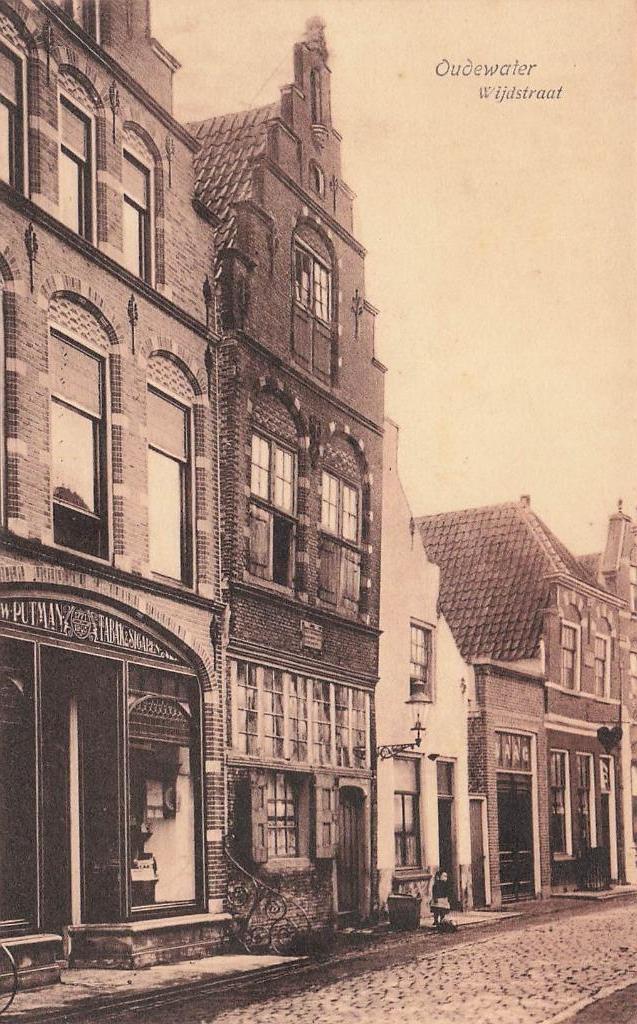 AZ181 Oudewater Wijdstraat 1912, Verzamelen, Ansichtkaarten | Nederland, Ongelopen, Utrecht, Voor 1920, Verzenden