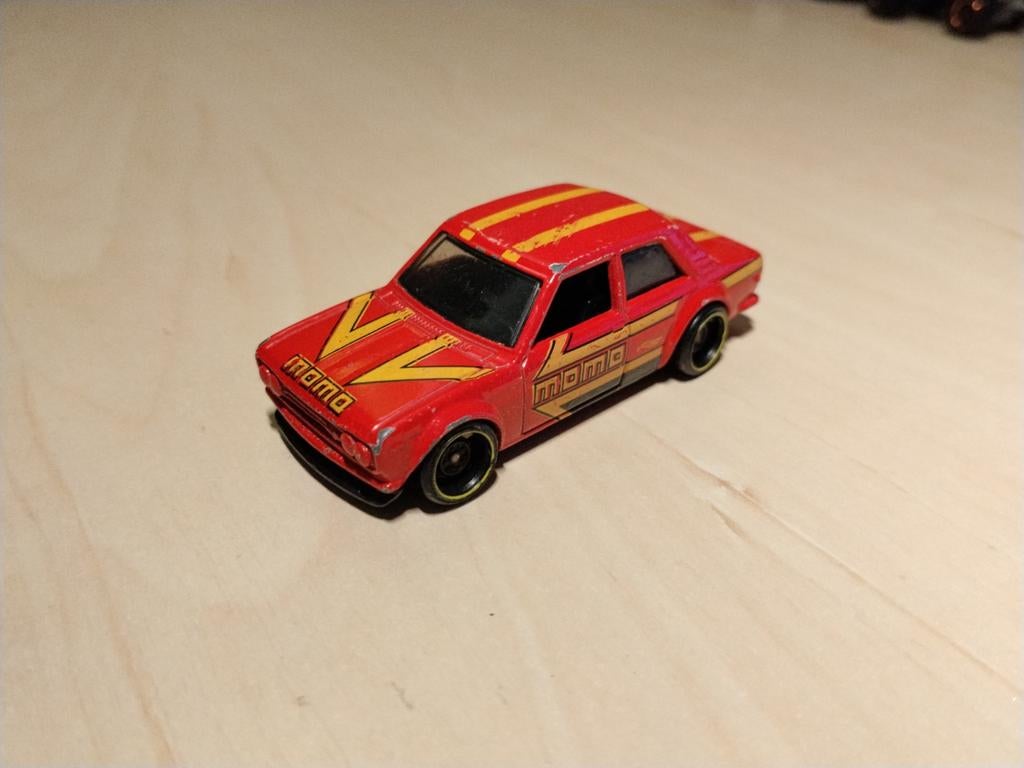 Hot wheels hotwheels Datsun 510 bespeeld, Hobby en Vrije tijd, Modelauto's | Overige schalen, Ophalen of Verzenden, Gebruikt, Auto
