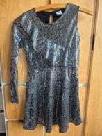 Zara zilveren pailletten (kerst) jurk, Meisje, Ophalen of Verzenden, Zo goed als nieuw, Zara
