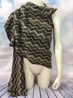 College style Italy gebreid vest maat M/L  (4B46), Tweedehands verkoop, Bruin, Ophalen of Verzenden, Tweedehands verkoop