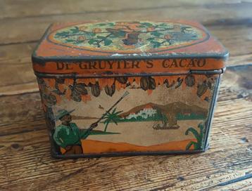 De Gruyter's Cacao/ Oranjemerk Blikje beschikbaar voor biedingen