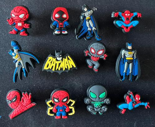 Jibbitz - Shoe charms Crocs - Spiderman/Batman - NIEUW, Kinderen en Baby's, Kinderkleding | Overige, Nieuw, Jongen of Meisje, Verzenden