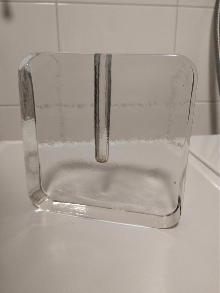 Vintage jaren zestig Klaus Breit Solifleur vaas, Antiek en Kunst, Antiek | Glas en Kristal, Ophalen of Verzenden