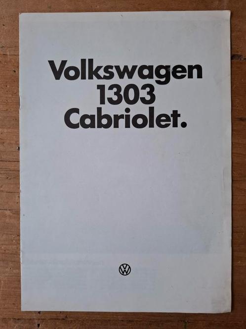 Volkswagen Kever 1303 Cabriolet - 1976, Boeken, Auto's | Folders en Tijdschriften, Gelezen, Volkswagen, Ophalen of Verzenden