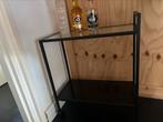 Drankencabinet dranktafel, Huis en Inrichting, Tafels | Bijzettafels, Ophalen, Zo goed als nieuw, Rechthoekig, Metaal of Aluminium