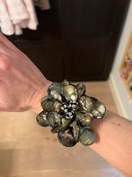 Statement Manchet Armband - Luxe & Comfortabel, Sieraden, Tassen en Uiterlijk, Armbanden, Met kristal, Overige materialen, Zwart