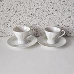 Rosenthal Form 2000 kop en schotel met gekleurd blaadje, Ophalen of Verzenden