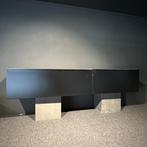 Strak mat zwart badmeubel 170 cm, Huis en Inrichting, Badkamer | Badkamermeubels, Ophalen, 150 tot 200 cm, Zo goed als nieuw, Minder dan 100 cm