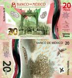 Mexico 20 pesos 2021 unc polymeer, Postzegels en Munten, Bankbiljetten | Amerika, Ophalen of Verzenden, Midden-Amerika