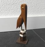 Teak vogel hout vintage houten beeldje retro meeuw pelikaan?, Verzamelen, Beelden en Beeldjes, Ophalen of Verzenden, Gebruikt