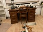 Antiek Bureau groot en veel opbergruimte, Ophalen, Gebruikt, Bureau