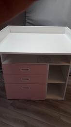 Ikea commode verkleedtafel Stuva Smastad met roze ladjes, Kast, Zo goed als nieuw, Ophalen