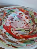 Fidrio Fruitschaal - mixed colours. Uniek Design!, Ophalen, Schaal, Rond, Glas