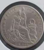 Peru 1 Sol 1925 (zilver), Verzenden, Zuid-Amerika, Losse munt, Zilver