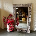 Barok Spiegel – houten lijst wit - 120 x 80 cm- TTM Wonen, TTM Wonen, Meubels – (Perzische) Tapijten en Woonaccessoires, Nieuw