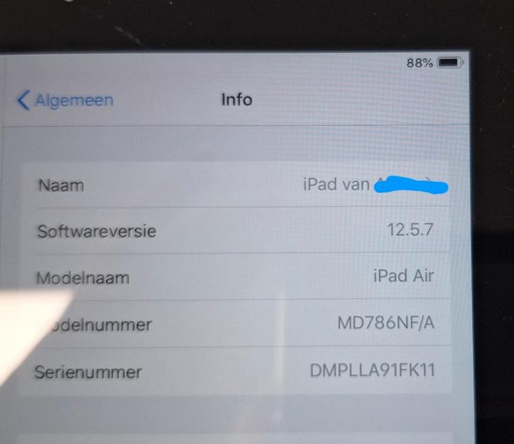 Apple iPad Air 1 - Goed Onderhouden, Computers en Software, Apple iPads, Gebruikt, Apple iPad Air, Wi-Fi, 10 inch, 16 GB, Zwart