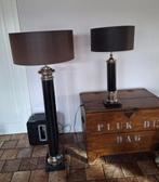 Luxe lampen set merk Colmore zwart met zilver., Ophalen, Zo goed als nieuw, Minder dan 100 cm