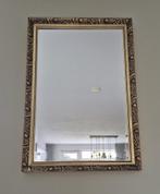 Gouden barok spiegel met geslepen glas – 65x95 cm, Ophalen, Gebruikt, Minder dan 100 cm, Rechthoekig