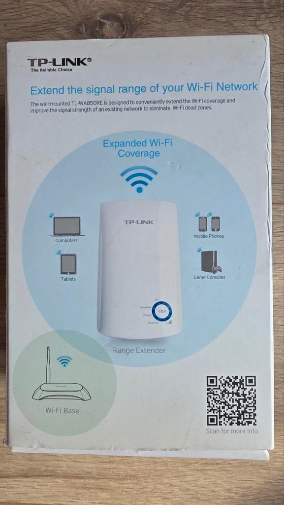 TP-Link TL-WA850RE WiFi Range Extender, Computers en Software, WiFi-versterkers, Zo goed als nieuw, Ophalen of Verzenden