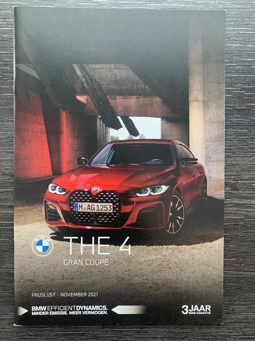 Nederlandse prijslijst BMW 4-serie gran coupe 2021, Boeken, Auto's | Folders en Tijdschriften, Nieuw, BMW, Ophalen of Verzenden