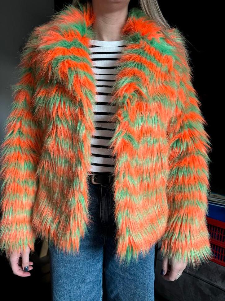 Kruikenstad Bondjas Groen Oranje Maat 40-42, Kleding | Dames, Carnavalskleding en Feestkleding, Zo goed als nieuw, Kleding, Carnaval