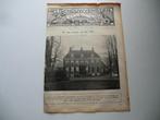 Elden,Arnhem,Kasteel Westerveld,Baron van Voorst tot Voorst, Verzamelen, Ophalen of Verzenden, Voor 1940, Zo goed als nieuw, Overige onderwerpen