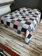 Mooie patchwork plaid voor bed of bank, Ophalen of Verzenden