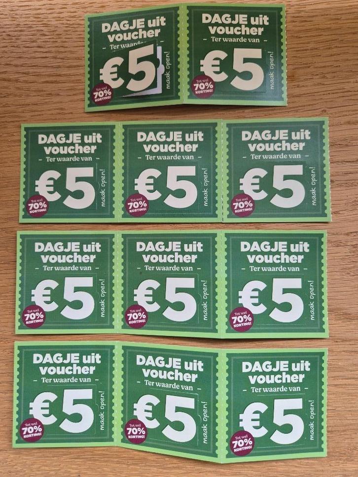 DAGJE uit voucher - Plus, Hobby en Vrije tijd, Spaarzegeltjes, Zegels, Bonnen of Punten, Winkel, Super of Benzinepomp, Ophalen of Verzenden