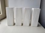 Ribbelvaasjes, 4 stuks, Huis en Inrichting, Woonaccessoires | Vazen, Ophalen of Verzenden, Gebruikt, Aardewerk of Porselein, Minder dan 50 cm