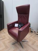 Prominent toscana sta op stoel relaxfauteuil draai ster, Minder dan 75 cm, Leer, Ophalen of Verzenden, Zo goed als nieuw