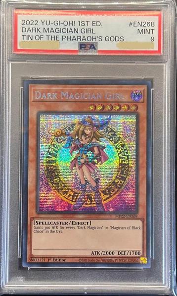 Yu-Gi-Oh! Dark Magician Girl MP22 1st Ed PSA 9 Mint Promo ! beschikbaar voor biedingen