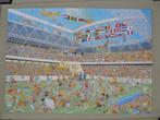 Puzzel Jan van Haasteren Voetbal waanzin! 1000 stukjes., Ophalen of Verzenden, 500 t/m 1500 stukjes, Zo goed als nieuw, Legpuzzel