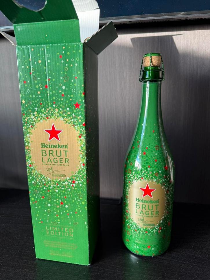 Heineken Brut Lager - special limited edition, Verzamelen, Biermerken, Nieuw, Flesje(s), Heineken, Verzenden