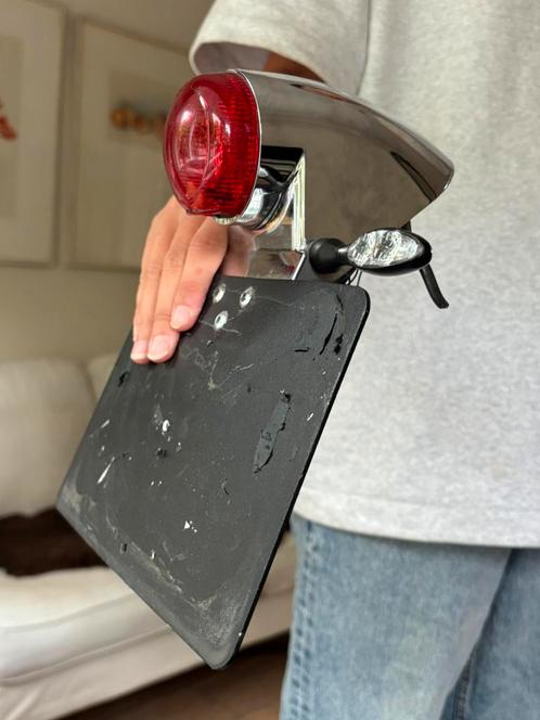 Kentekenhouderset met geïntegreerde verlichting, Motoren, Onderdelen | Harley-Davidson, Gebruikt, Ophalen of Verzenden
