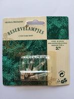Reserve Kerslampjes. 3 Volt - 0,063 Watt. Kaartje 4 lampjes, Ophalen of Verzenden, Nieuw