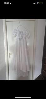 Communie-/Bruidsjurk maat 134, Kleding | Dames, Trouwkleding en Trouwaccessoires, Ophalen of Verzenden, Gedragen, Wit, Trouwjurk