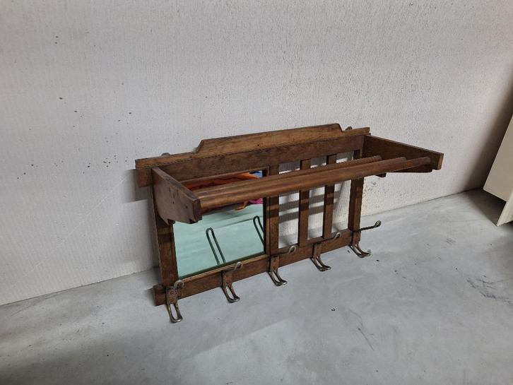 oude kleine kapstok    Uniek  en bijna gratis !, Huis en Inrichting, Woonaccessoires | Kapstokken, Gebruikt, Wandkapstok, Minder dan 100 cm