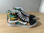 Vans Old Skool Sneakers Hoog Zwart Tropical | Maat 38, Ophalen of Verzenden, Vans, Zo goed als nieuw, Sneakers of Gympen