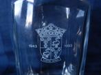 Leerdam (?) vierkante karaf met wapen van Kleefse Waard 1993, Antiek en Kunst, Ophalen of Verzenden