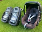 Maxi-cosi pebble met 2 keer family fix bases, Kinderen en Baby's, Autostoeltjes, Ophalen, Gebruikt, Isofix, 0 t/m 13 kg