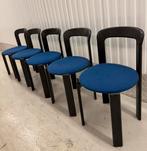 5 x Bruno Rey stoelen, Huis en Inrichting, Stoelen, .., Blauw, ., Ophalen of Verzenden